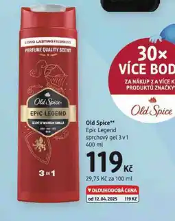 dm drogerie Old spice sprchový gel nabídka