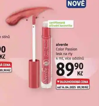 dm drogerie Alverde lesk na rty nabídka