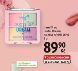 dm drogerie Trend it up paletka očních stínů nabídka