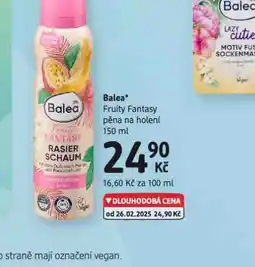 dm drogerie Balea pěna na holení nabídka