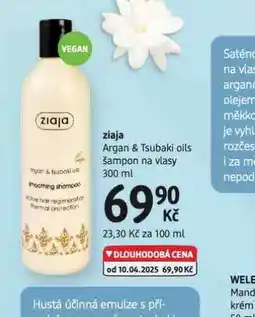 dm drogerie Ziaja šampon nabídka