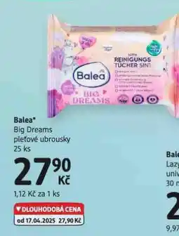 dm drogerie Balea pleťové ubrousky nabídka