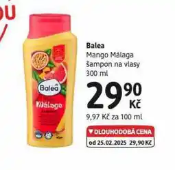 dm drogerie Balea šampon nabídka