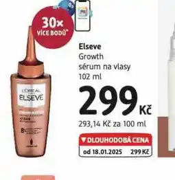 dm drogerie Elseve sérum na vlasy nabídka