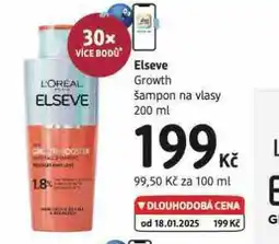 dm drogerie Elseve šampon nabídka