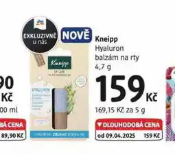 dm drogerie Kneipp balzám na rty nabídka