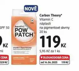 dm drogerie Carbon theory náplasti nabídka