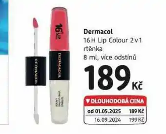 dm drogerie Dermacol rtěnka nabídka