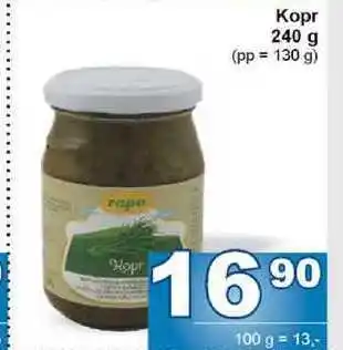 Jip Kopr 240 g (pp = 130 g) nabídka
