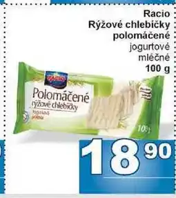 Jip Racio Rýžové chlebíčky polomáčené 100g nabídka