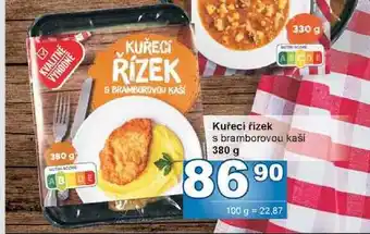 Jip Kuřecí řízek s bramborovou kaši 380 g nabídka
