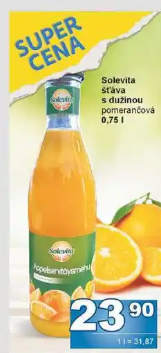 Jip Solevita šťáva s dužinou pomerančová 0,75l nabídka