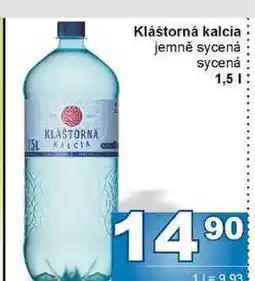 Jip Kláštorná kalcia jemně sycenȧ sycenȧ 1,5l nabídka