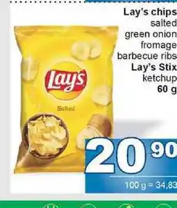 Jip Lay's chips 60g nabídka