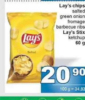 Jip Lay's chips 60g nabídka