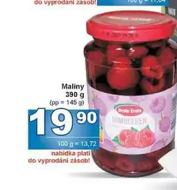 Jip Maliny 390 g (pp = 145 g) nabídka
