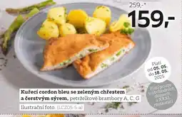 XXXLutz Kuřecí cordon bleu se zeleným chřestem a čerstvým sýrem nabídka