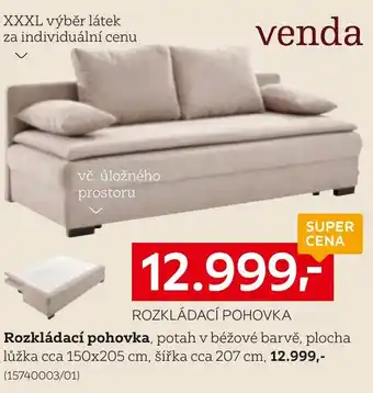 XXXLutz Rozkládací pohovka nabídka