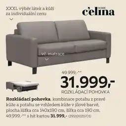 XXXLutz Rozkládací pohovka nabídka