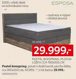 XXXLutz Postel boxspring nabídka