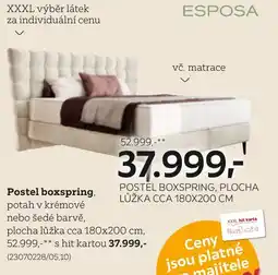 XXXLutz Postel boxspring nabídka