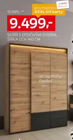 XXXLutz Skříň s otočnými dveřmi nabídka