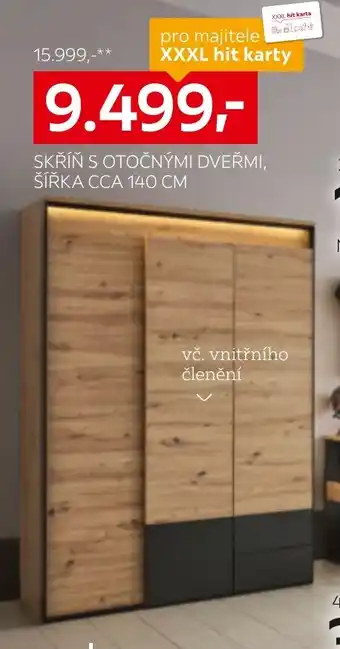 XXXLutz Skříň s otočnými dveřmi nabídka