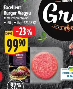 Albert Excellent Burger Wagyu nabídka