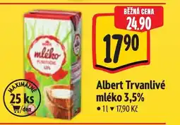 Albert Albert Trvanlivé mleko 3.5% nabídka