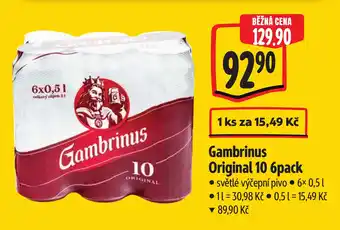 Albert Gambrinus Original 10 nabídka