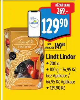 Albert Lindt Lindor nabídka