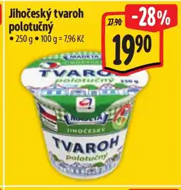 Albert MADETA Jihočeský tvaroh polotučný nabídka