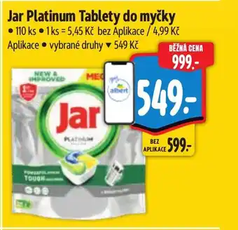Albert Jar Platinum Tablety do myčky nabídka