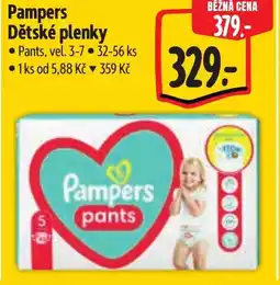 Albert Pampers Dětské plenky nabídka