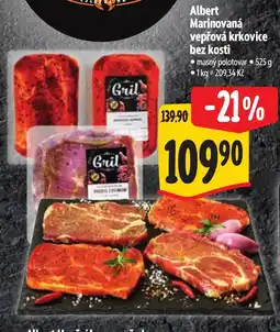 Albert Albert Marinovaná vepřová krkovice bez kosti nabídka