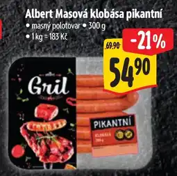 Albert Albert Masová klobása pikantní nabídka