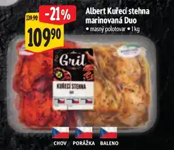 Albert Albert Kuřecí stehna marinovaná Duo nabídka