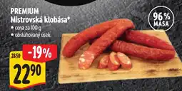 Albert Premium Mistrovská klobása nabídka