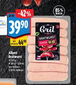 Albert Albert Bratwurst nabídka