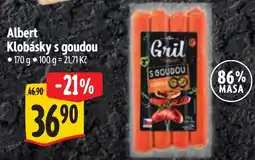 Albert Albert Klobásky s goudou nabídka