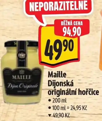 Albert MAILLE Dijonská originální hořčice nabídka