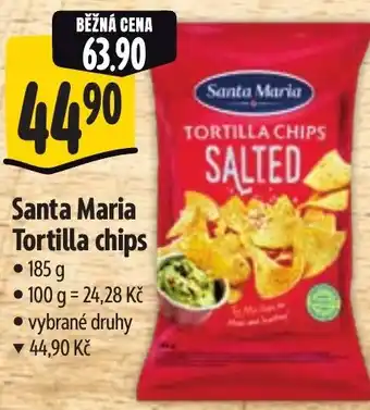 Albert Santa Maria Tortilla chips nabídka