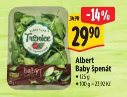 Albert Albert Baby špenát nabídka