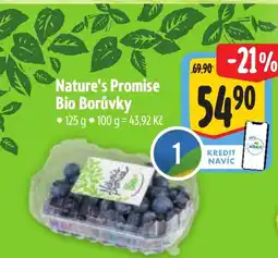 Albert Nature's Promise Bio Borůvky nabídka