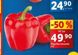 Lidl Paprika červená nabídka