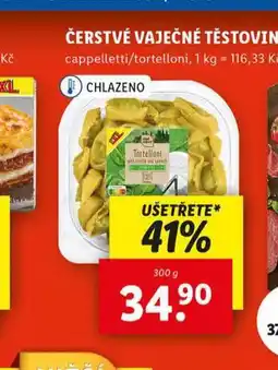 Lidl Čertsvé vaječné těstoviny nabídka