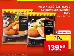 Lidl Cordon bleu z krůtích prsou nabídka