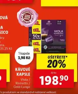 Lidl Kávové kapsle nabídka