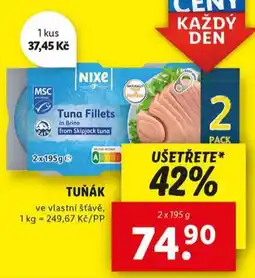 Lidl Tuňák nabídka