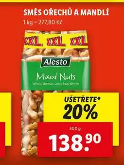 Lidl Směs ořechů a mandlí nabídka